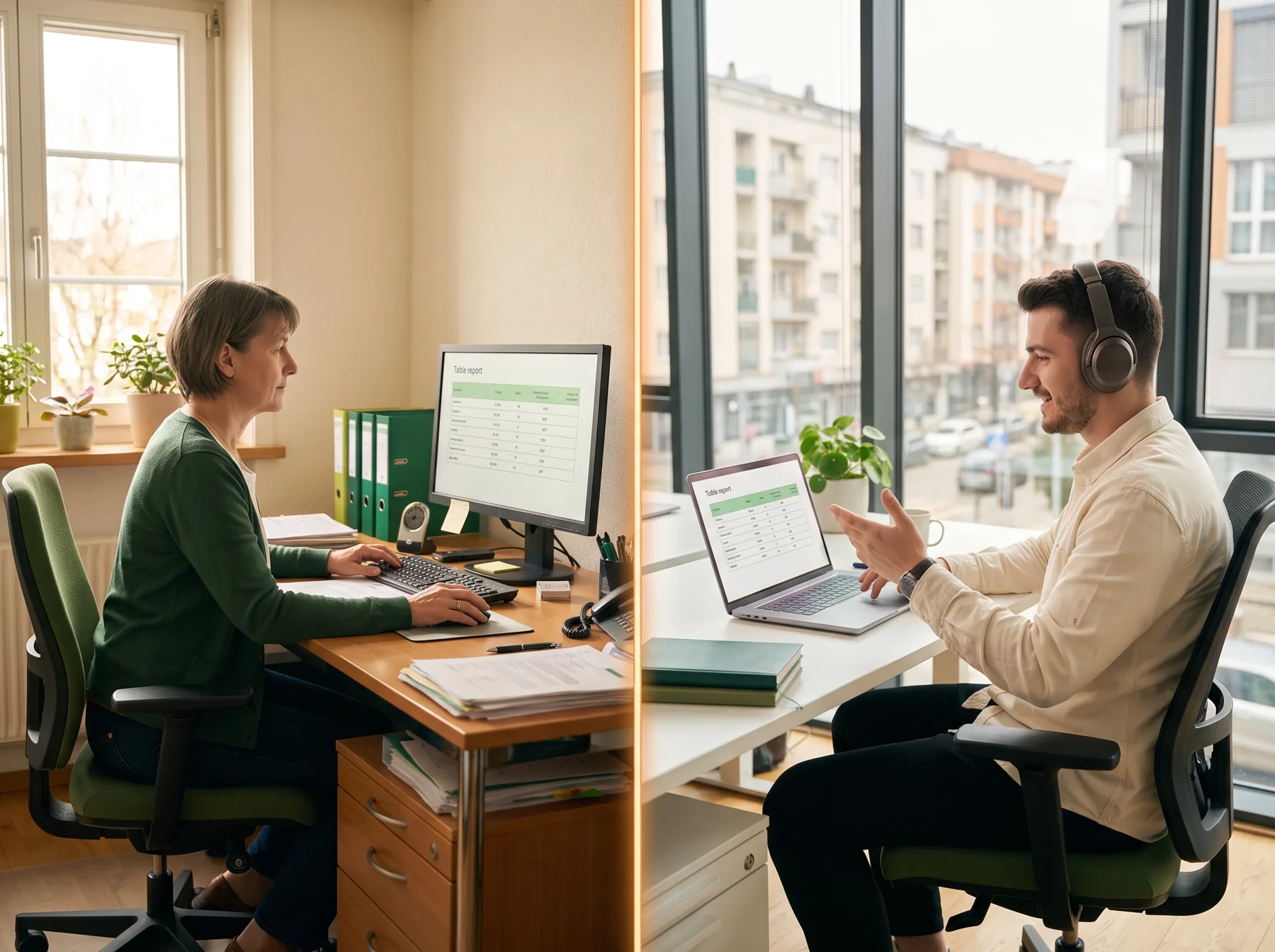 Motif 3 · Your office and Pristina, same file